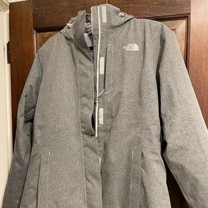 The North Face Gray Women’s Ski Jacket Size Medium